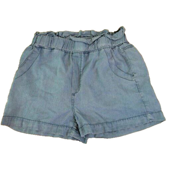 Thread & Supply Pants - Thread & Supply Womens Blue Shorts Chambray Lyocell